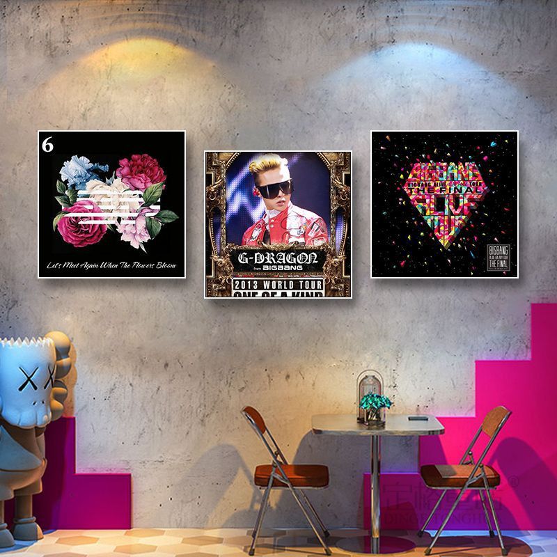 GD トレンド Quan Zhilong 装飾画リトルデイジー Bigbang ポスター リビングルーム ベッドルーム ライブルーム トレンド ブランド 吊り下げ絵画|undefined