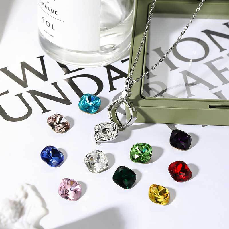 Simple Style Heart Shape Copper Plating Zircon Pendant Necklace 1 Piece