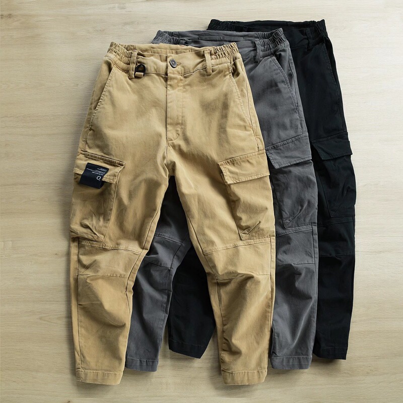 Workwear Welding Pants for Men, Durable, Dirt-Resistant, Anti-Scalding, Loose Fit, Autumn Work Safety Pants for Workers on the Construction Site Workwear Welding Pants for Men, Durable, Dirt-Resistant, Anti-Scalding, Loose Fit, Autumn Work Safety Pants for Workers on the Construction Site