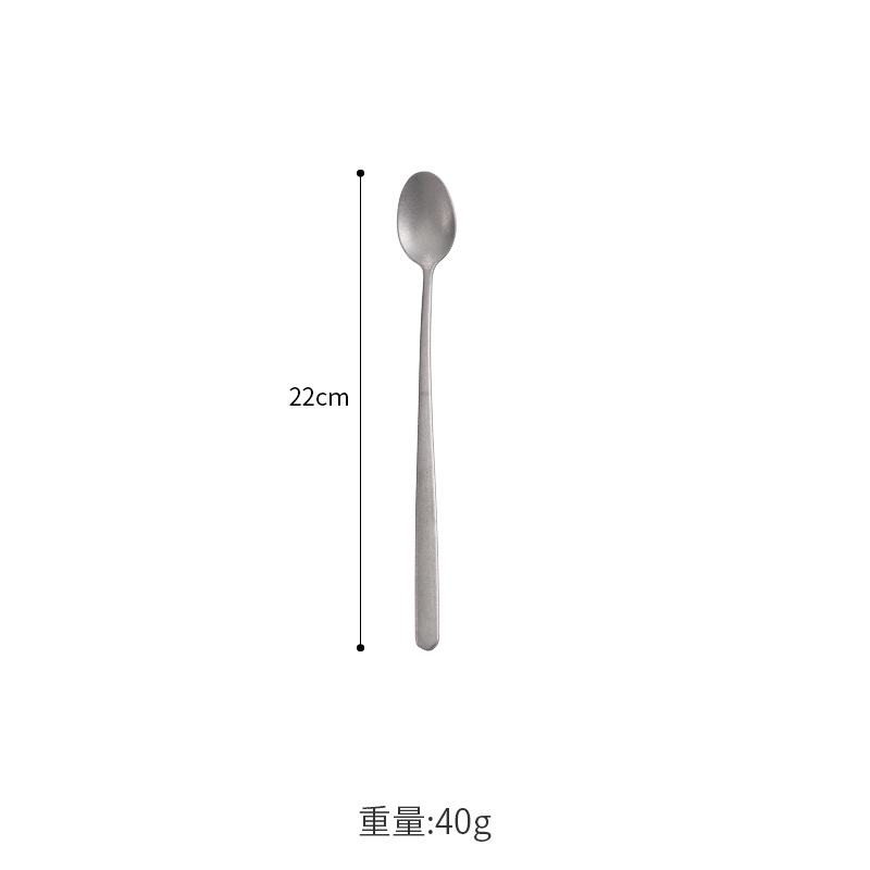 빈티지 우아한 얼음 숟가락