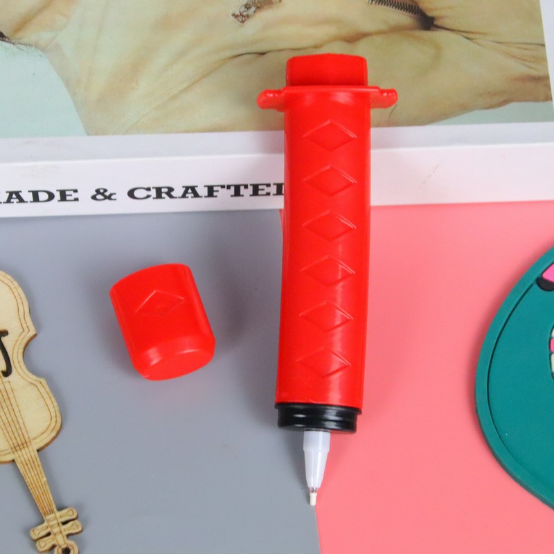 Katana creativa pluma de gel lindo premio de aprendizaje papelería estudiante herramienta de escritura arma forma pluma de agua