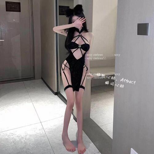 Sexy lingerie sexy role play nightclub uniform temptation hot passion hollow suit wholesale 1234