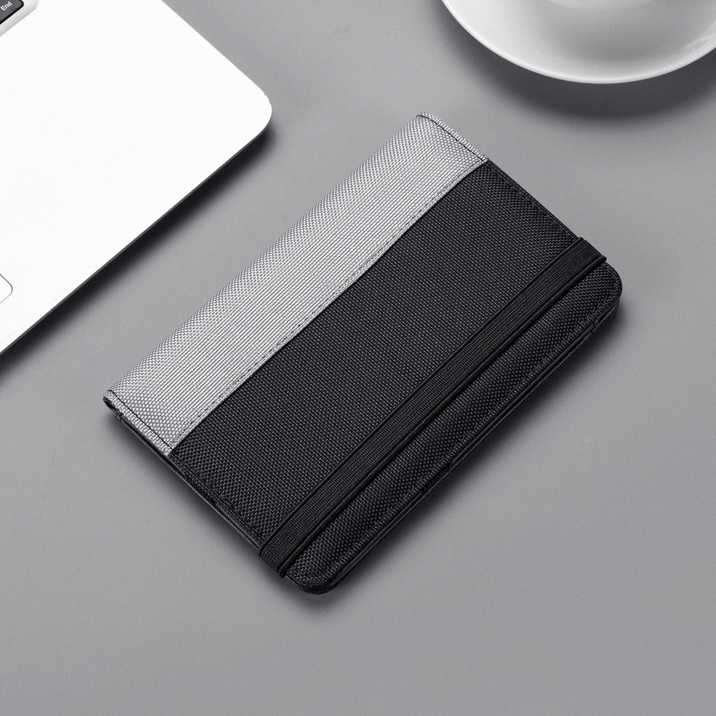 Bolsa de pasaporte multifuncional, bolsa de pasaporte de lona, bolsa de tarjetas de gran capacidad, bolsa de pasaporte simple para hombres, funda protectora