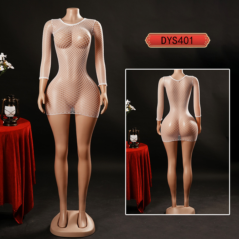 Body de Malla con Encaje y Tirantes de Nailon para Citas de Pareja