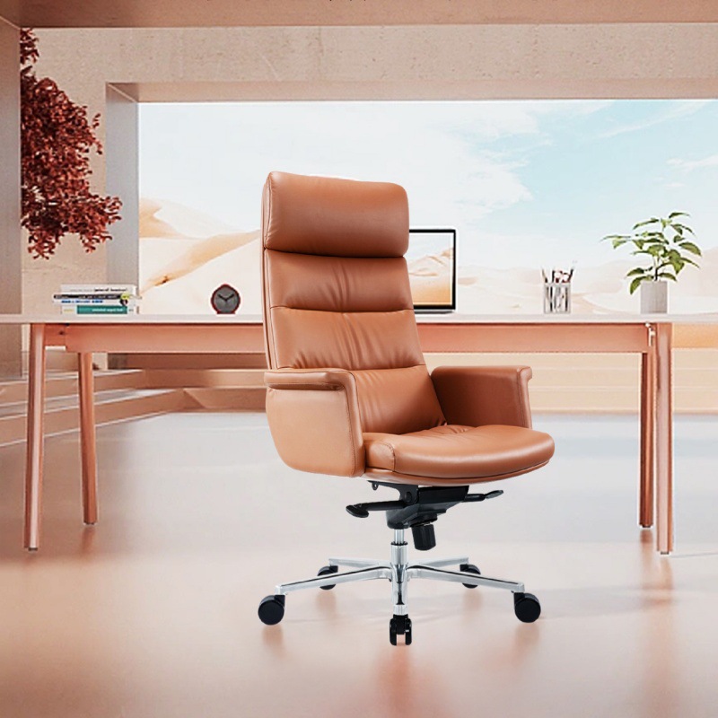 Computer Office Chair Light Luxury Leather Boss Chair Business Manager Executive Chair Ergonomic Chair Study Chair