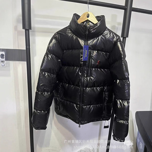High Version Pony Jacket Cotton Thickened Hooded Windproof Removable Hood Jacket Pony Logo Men's Ready Stock