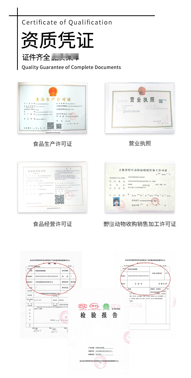 Reishi Mushroom Spore Powder 500g Gift Box Changbai Mountain Lingzhi Spore Powder specifications