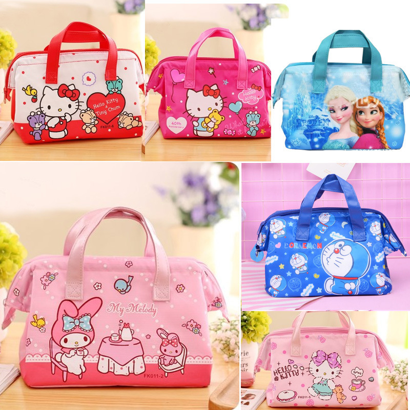 Cross-border in stock Thickened Insulation Aluminum Film Portable Waterproof Lunch Box Bag Student White-collar Lunch Bag Lunch Box