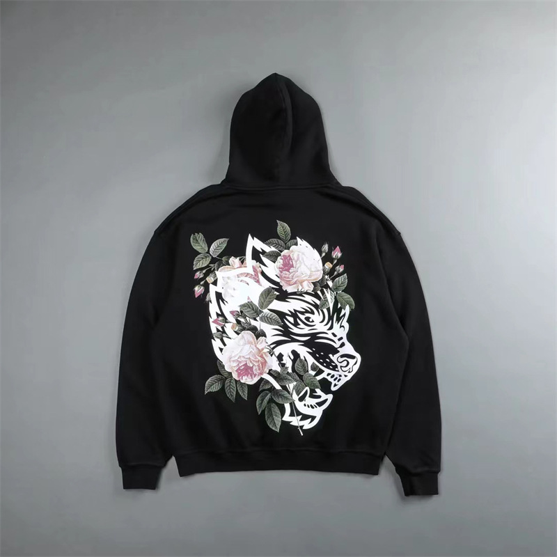 DARC SPORT marca de moda para hombres y mujeres mismo suéter con capucha Impresión de letras con forro polar entrega de una sola pieza