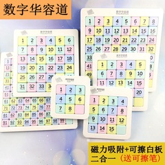 Magnetic Number Huayong Dao Sliding Puzzle Magnetic Version Children's Elementary School Brain Teaser Thinking Training Game Math Toy