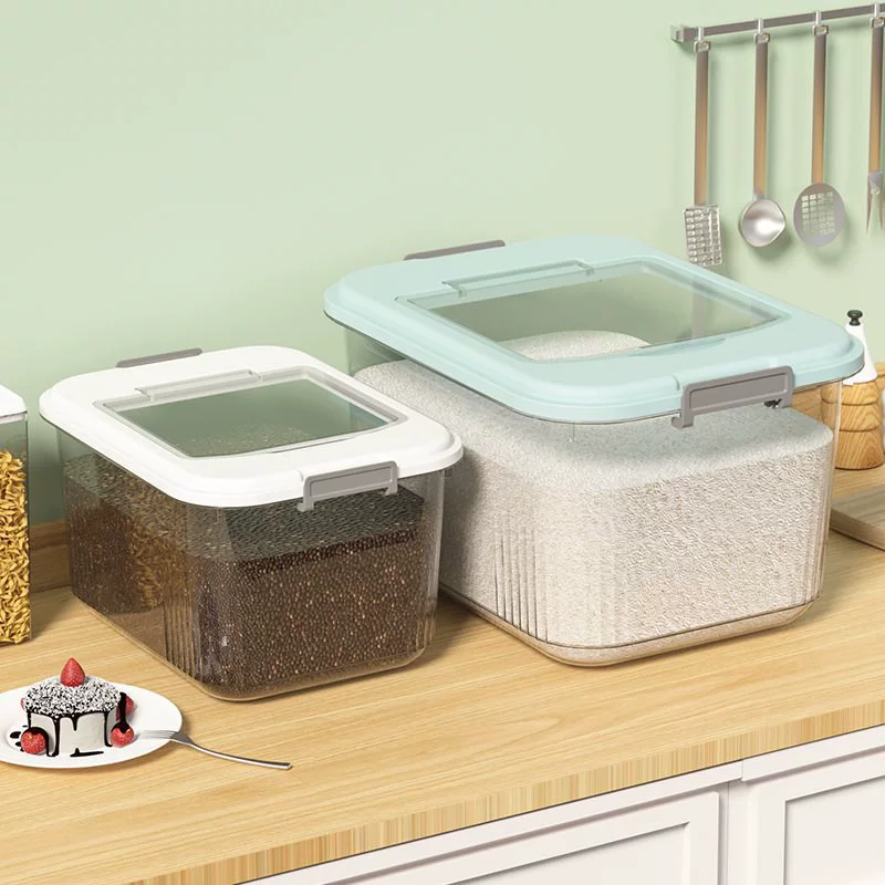 Кухонное ведро для риса герметичный рисовый цилиндр для хранения муки коробка для хранения риса против насекомых и влаги резервуар для хранения пищевых продуктов