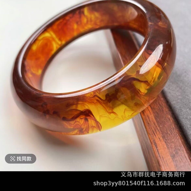 [Paclitaxel Lingcao Po] High-End Full Lingcao Pattern Full of Paclitaxel Old Material Lingcao Po Artificial Bracelet