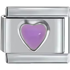 AliExpress Venta caliente DIY9mm módulo pulsera amor corazón doble melocotón corazón joya serie de costura de acero inoxidable pulsera de una sola pieza