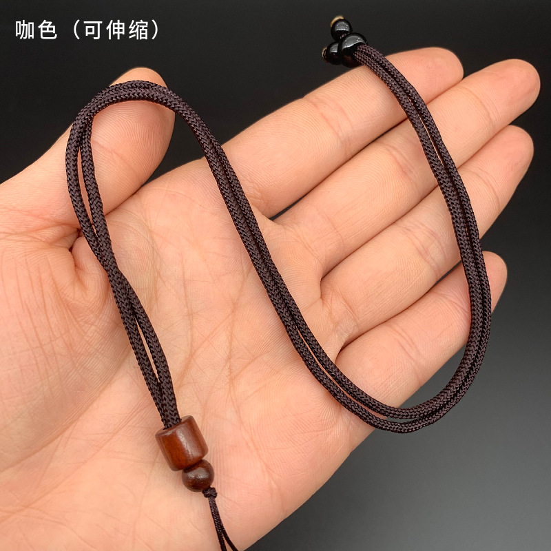 Collar cuerda colgante cuerda ágata colgante collar cuerda fábrica al por mayor