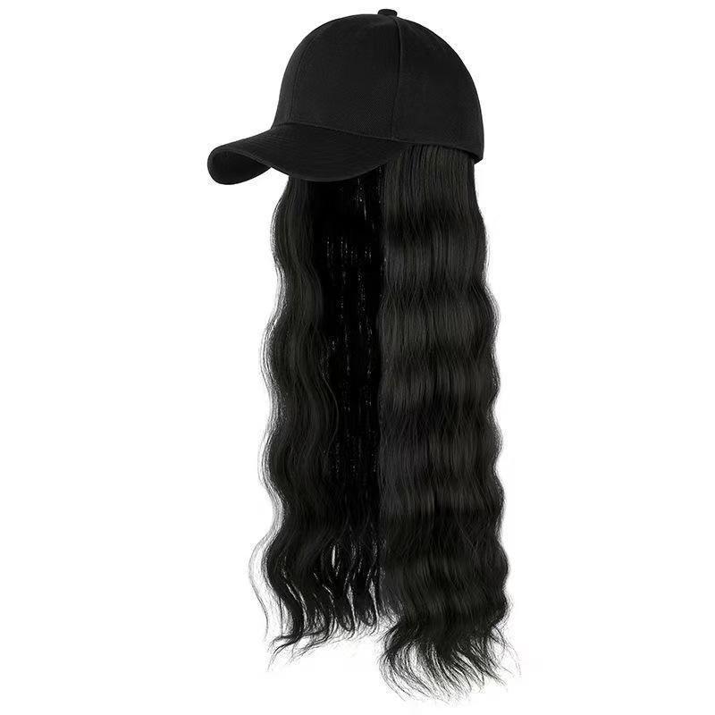 20inch-black hat+black hair