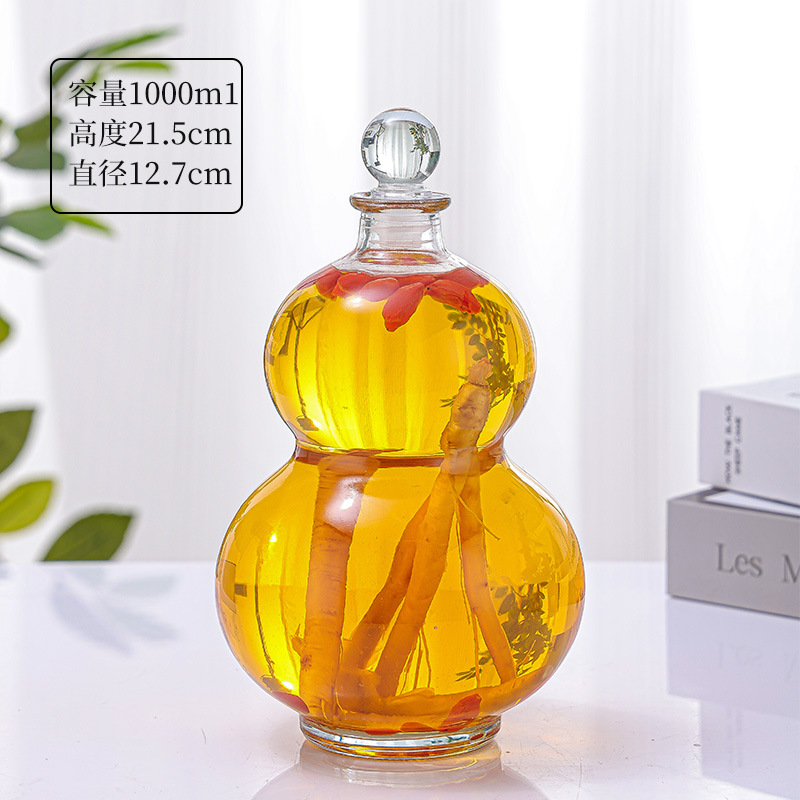 1000ml 유리 볼 캡(24개/상자), 투명