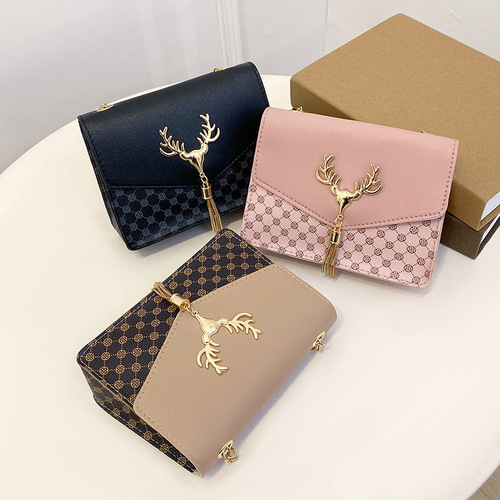 Korean style small square bag ladies bag cross-border exclusive bag for women one piece drop shipping fashion rhombus chain bag