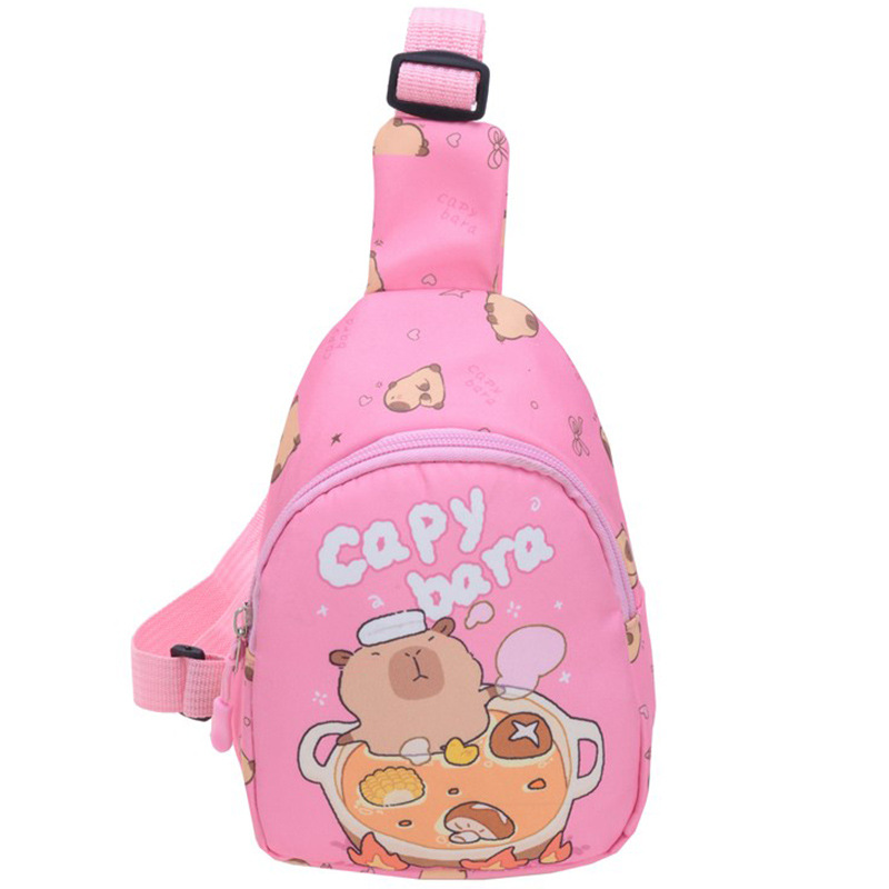 Bolsos para niños lindos bolsos de pecho para niñas al aire libre versátiles bolsos de cambio para niños bolsos de caricatura para chicas