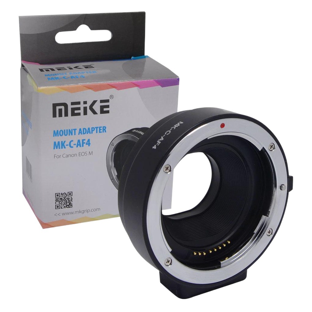 Meike anillo de conexión MK-C-AF4 EOS-M anillo de conexión de conversión de bayoneta anillo de conversión de metal lente SLR