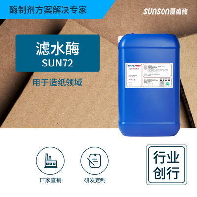 Xiasheng water filtration enzyme SUN72 series Papermaking Industrial grade liquid Improve Water Treatment Enzyme Manufactor