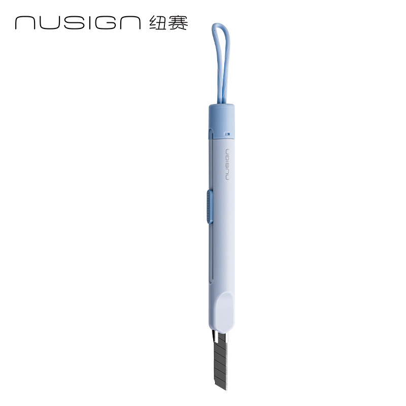 Delicense NS067 cuchillo de arte portátil cuchillo expreso cuchillo negro anti-oxidable cuchillo de silicona portátil