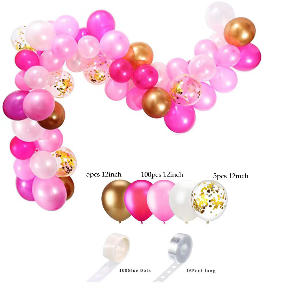 Cadena de globos transfronteriza tira de conexión porosa irregular fiesta de cumpleaños decoración modelado globo tarjeta cadena boda sala de diseño