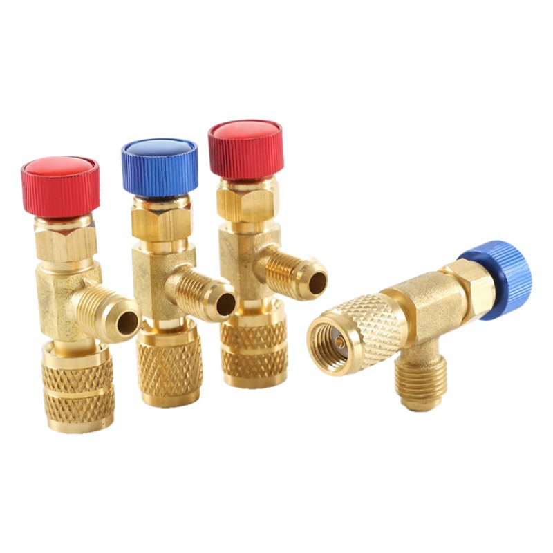 Ручной предохранительный клапан антифриза из фторида кондиционера R410, невытекаемый фтористый наполнитель хладагента, соединение R22, предохранительный клапан для наполнения жидкостью, переключатель