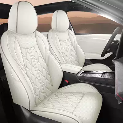 Volkswagen Tiguan Lpro special car | Modelə uyğun (Original) oturacaq örtükləri - light-beige-standard-version-front-row-fully-covered-rear-row-partially-covered