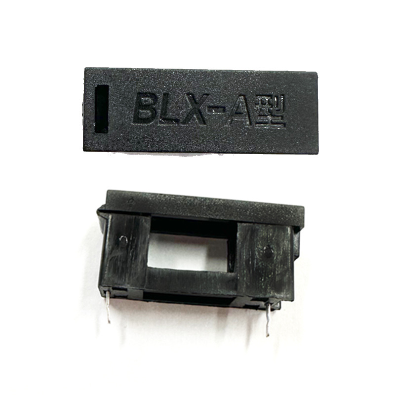 保险丝座 BLX-A型 保险管座 黑色连盖保险座 保险丝
