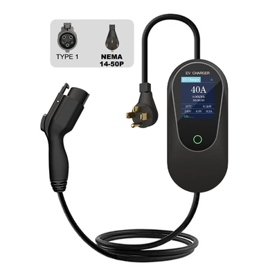 American Standard Charging Station Type1, Elektrikli avtomobil şarj stansiyaları - 5m-type1-american-standard-40a-96kw-standard-version