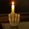 Personality Apocalypse Middle Finger Gesture Gesture Candle Terminal Photography Model Bar Party theme decorative ornament