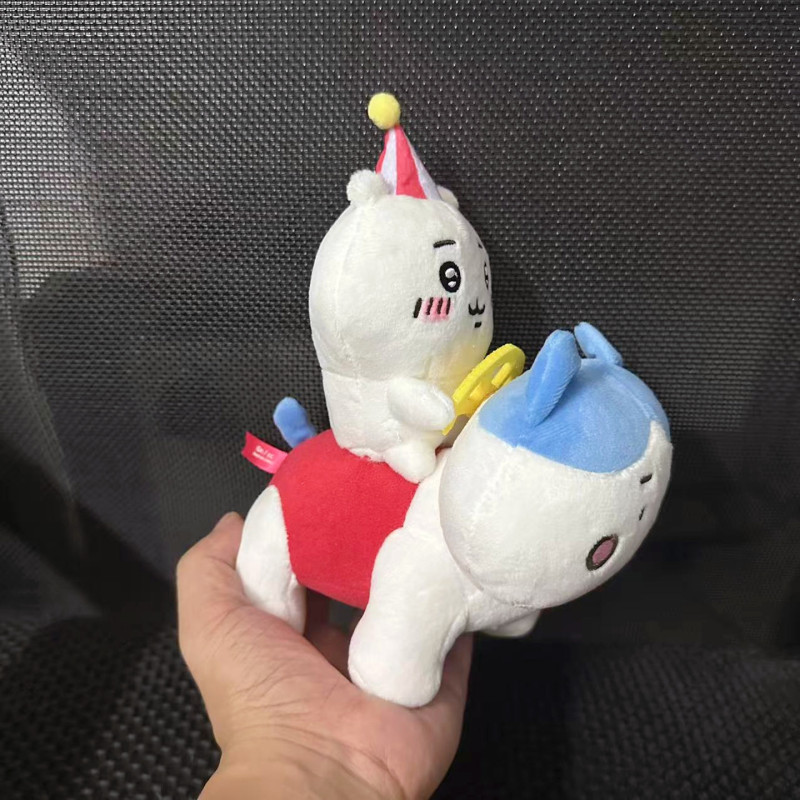 Chiikawa吉伊卡哇乌萨奇小八骑行乐园可爱毛绒公仔玩偶娃娃礼物|undefined