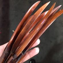 厂家批发仿古做旧天然牦牛角裁纸刀 筷子工艺品货源直播供货代发