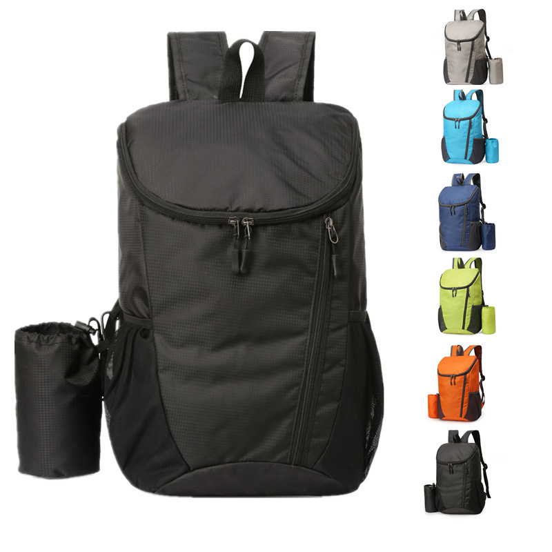 Mochila transfronteriza nueva bolsa plegable de gran capacidad de ocio ligero al aire libre bolsa de viaje mochila deportiva logotipo imprimible