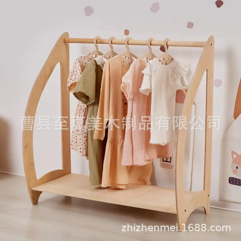 Деревянные вешалки от пола до потолка для спальни вешалка для одежды дома вешалка