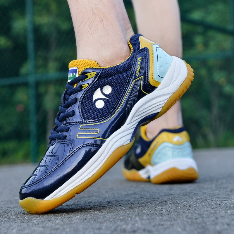 Sports shoes for badminton for men and women, mesh volleyball table tennis shoes for leisure, casual footwear