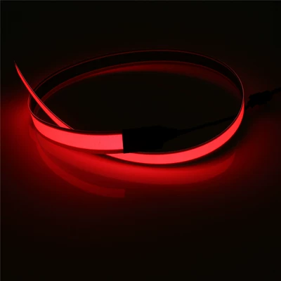 Cold light sheet – Cold Light Strip Cold Light Line - red-1cm50cm-with-battery-box