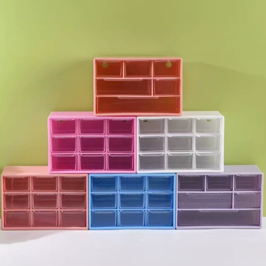 Прямая поставка с фабрики Jiugongge пылезащитный ящик для хранения настольных канцелярских принадлежностей ящик для хранения ювелирных изделий и косметики Six Palace