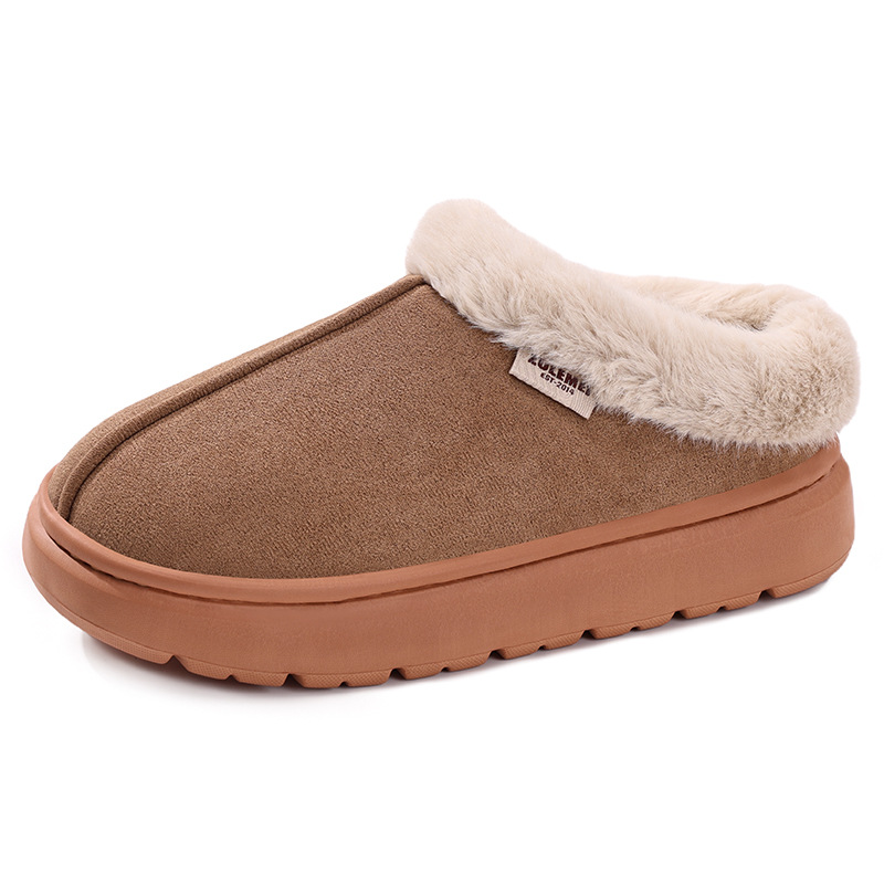Zapatos de algodón de invierno de mujer transfronteriza TEMU zapatillas cálidas para el hogar zapatos perezosos zapatos de lana de coral zapatos de hombre