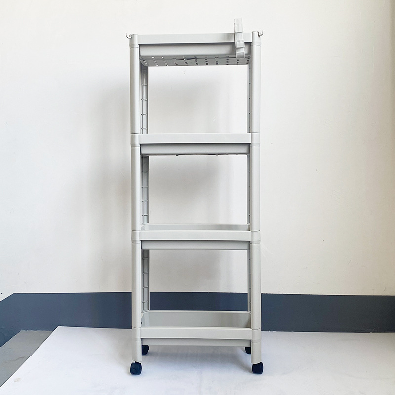 Estante telescópico, cocina, baño, inodoro, estante de almacenamiento con entrepierna, carrito de piso, estante de almacenamiento multicapa