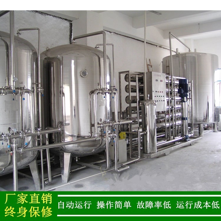 水处理厂家供应果冻果汁用纯净水设备15t大型RO反渗透纯净水设备