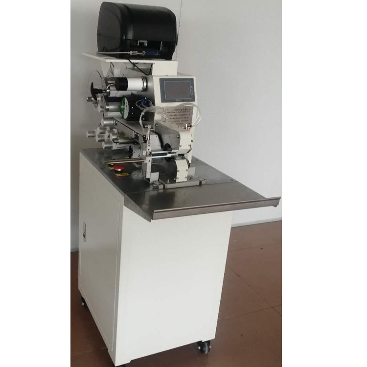 卷标机 光纤线 扁线圆线 束线 散线自动卷标共用机器厂家直销