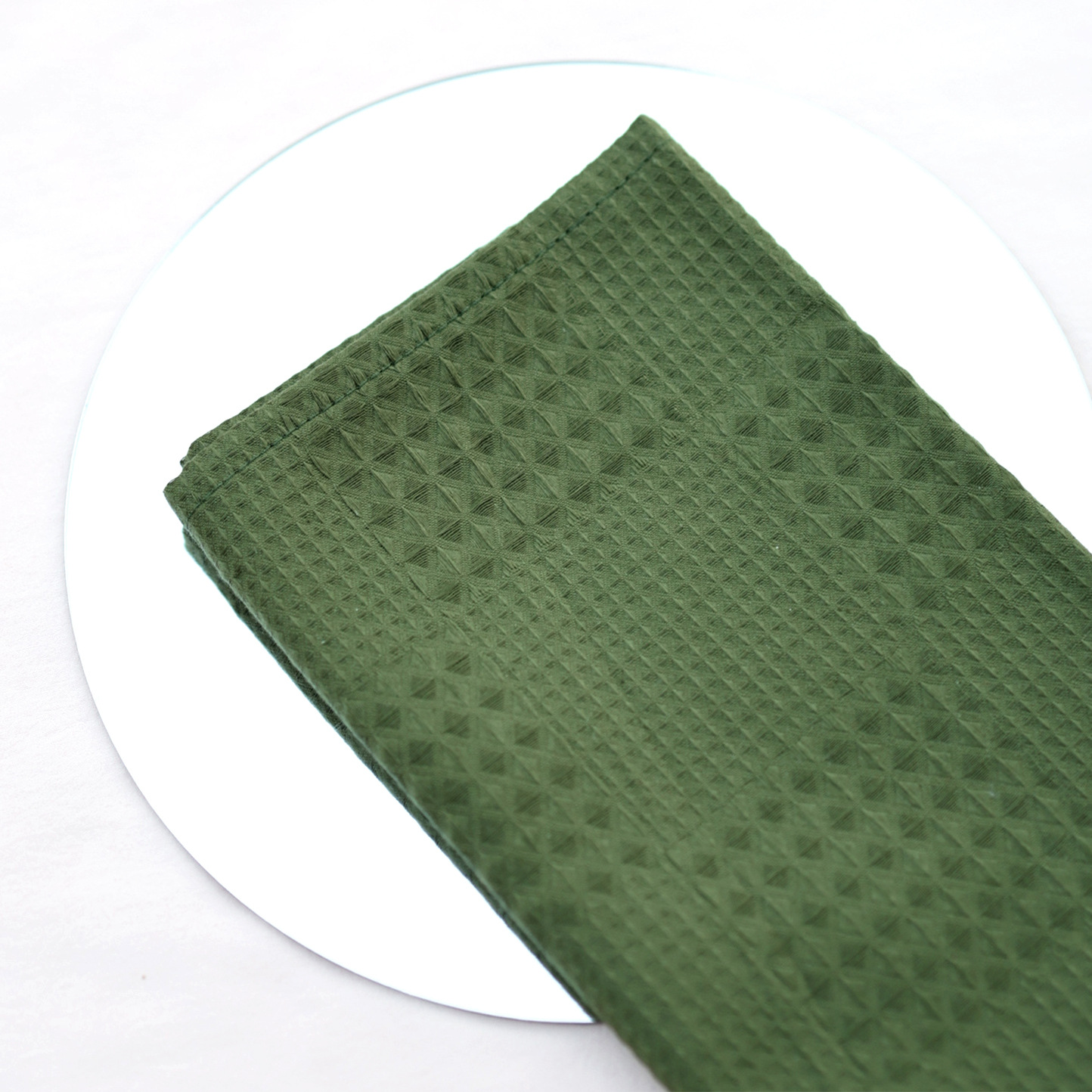 Servillas 100% algodón waffle placas de flores de Navidad hotel de limpieza de tazas de decoración servillas lujosas