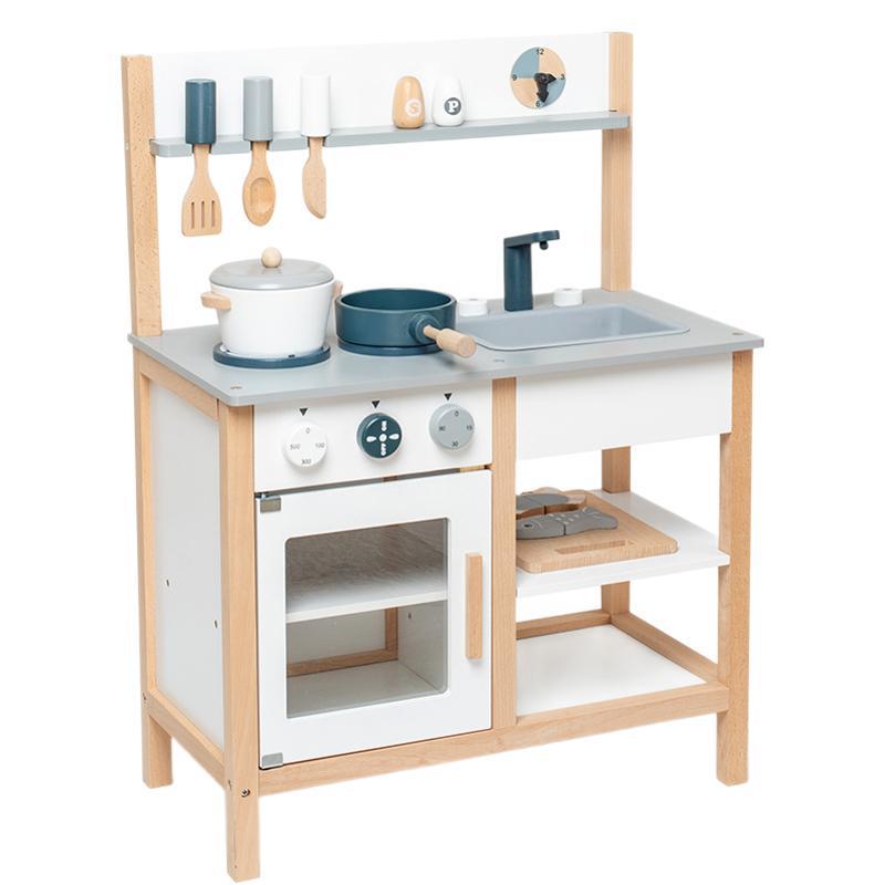 Nuevo niño de madera simulación mini cocina bebé juego de cocina simulación de cocina juguetes venta directa de fábrica