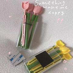 チューリップスナックシール家庭用キッチンシール食品食品バッグクリップ磁気吸引冷蔵庫シール収納