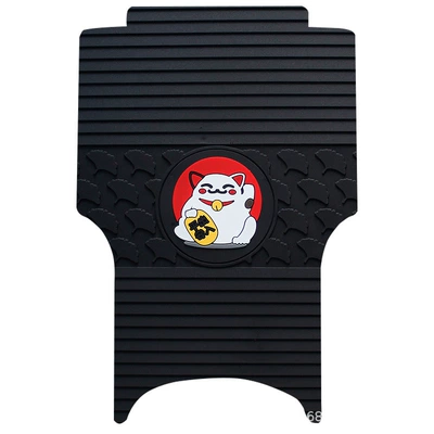 Electric vehicle foot mat — waterproof cartoon rubber foot pad