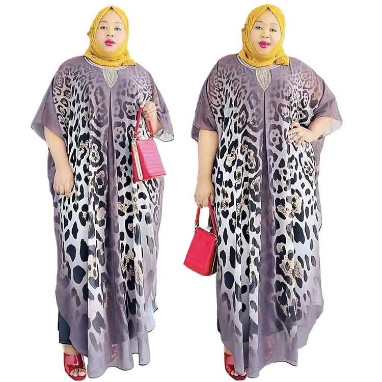 Cross-border European American Wish Dresses, African Middle Eastern Printed Robes, Women's Clothing With_ecoleips.com