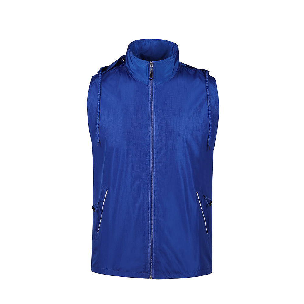 Primavera y otoño más cachemira ropa de trabajo cálida chaleco para hombres ropa exterior a prueba de viento e impermeable al aire libre chaleco de herramientas de lana polar personalizado