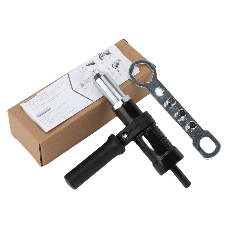 Прямой Электрический заклепочный пистолет с заводской заклепкой, вытягивающая преобразовательную головку, захват гвоздя, вытягивающая головка пистолета, заклепка из алюминиевого сплава