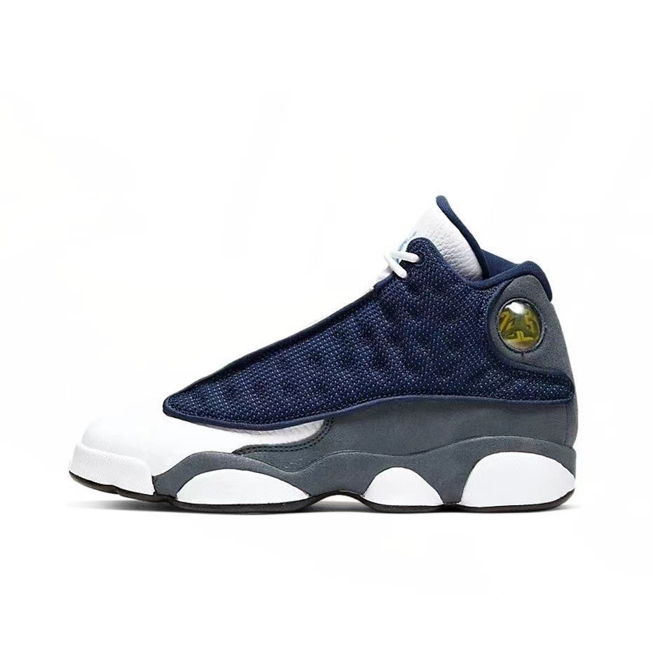 Putian zapatos transfronterizos AJ13 negro y blanco Panda empresa Joe13 alto blanco azul obsidiana zapatos de baloncesto para hombres y mujeres image 19